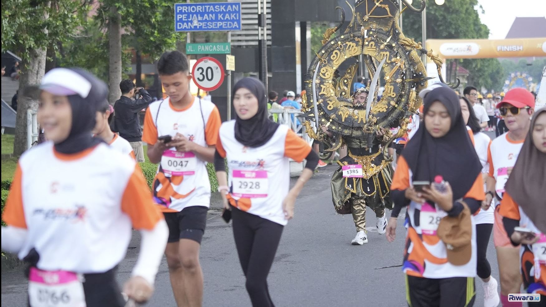 kemeriahan event Jogja Run D-City 2026